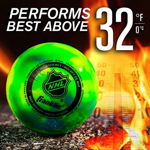 Franklin Sports NHL Extreme Color Street Hockey Balls - 3 Pack — view 2