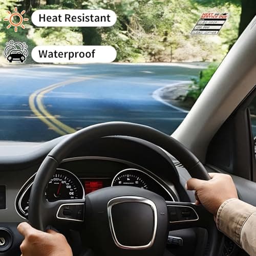 Mkobon 120 Pcs 2x2 Inches Oil Change Stickers, Next Service Due Sticker for Windshield, Strong Adhesion and No Residue, Clear Decals Labels for Car Auto Vehicles Window — view 5