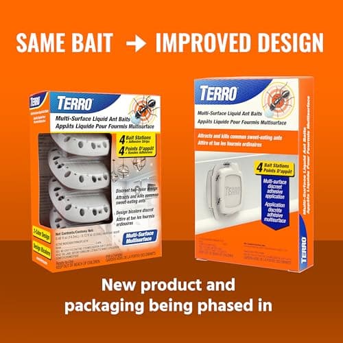 TERRO Indoor Liquid Ant Baits with Multi-Surface Adhesive Strips – 4-Pack, Ant Trap and Bait Station for Discreet Baiting, Stations for Complete Colony Elimination, Discreet Ant Traps, T334BCAN — view 10