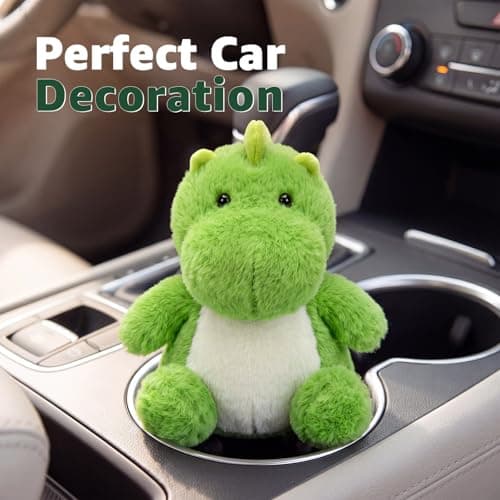 Ditucu Palm-Sized Dinosaur Stuffed Animals Cute Soft Mini Dino Plush Doll Small Plushies Toys Gifts for Kids Green 6 inch — view 2