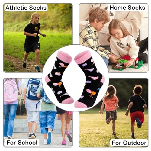 8 Year Old Girl Gift Ideas, Socks for 8 Year Old Girls, 3D Pop Up Birthday Card, 8th Birthday Gifts for Girls — view 5