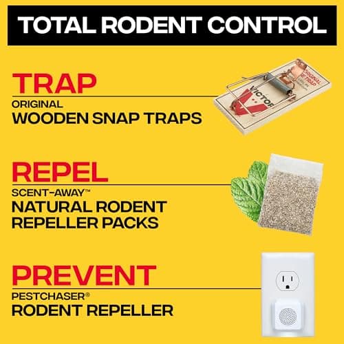 Victor Metal Pedal Mouse Traps, 12-Pack, Reusable Wooden Snap Traps — view 6