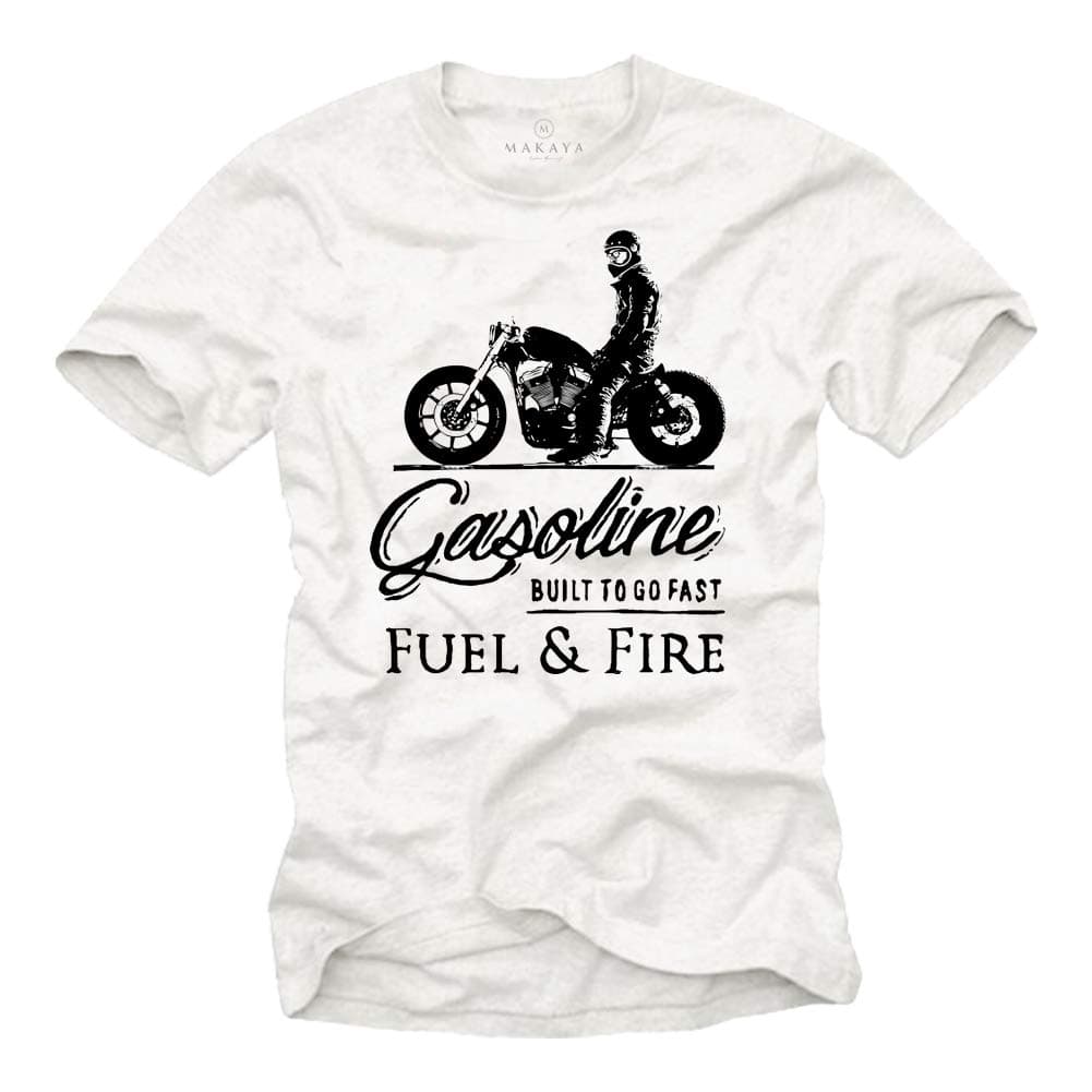 MAKAYA Camiseta Motero Hombre - Motorcycle T-Shirt Motorista — view 5