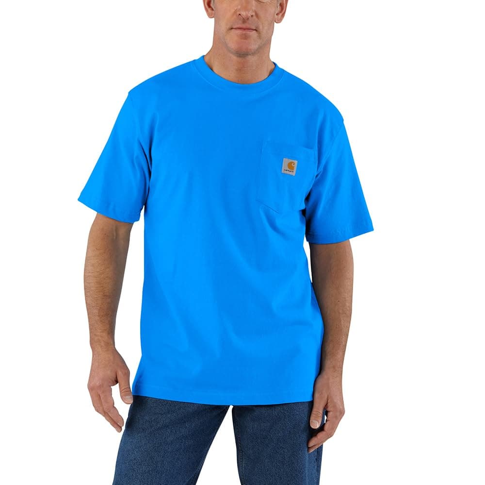 Carhartt Mens Loose Fit Heavyweight Short-Sleeve Pocket T-Shirt (Also Available in Big & Tall) CloseoutWork Utility T-Shirt — view 13