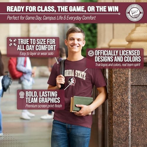 Florida State Seminoles Gameday Cotton T-Shirt for Men and Women — view 4