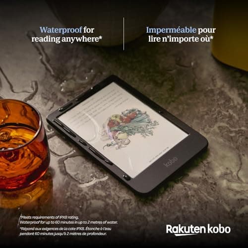 Kobo Clara Colour | Colour eReader | 6” Glare-Free Colour E Ink Kaleido 3 Display | Dark Mode Option | Waterproof | Audiobooks | 16GB of Storage (White) — view 5