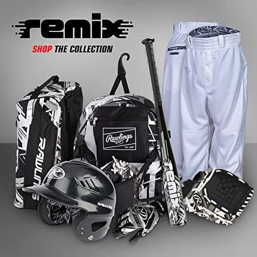 Rawlings | REMIX Backpack Equipment Bag | T-Ball & Youth Baseball / Softball | Black — view 6