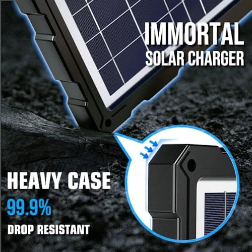 POWOXI Upgraded 20W 12V Solar Battery Charger car, Solar Panel Trickle Maintainer Kit with Smart PWM Charge Controller for Automotive, Motorcycle, Boat, Marine, RV,Trailer,Powersports, etc. — view 4
