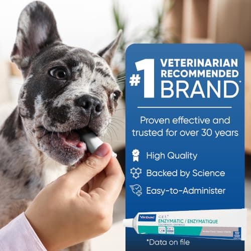 Virbac C.E.T.® Enzymatic Toothpaste| Tartar & Plaque Control for Fresh Breath | Pet Dental Care Toothpaste |Beef Flavor, 2.5 oz — view 5