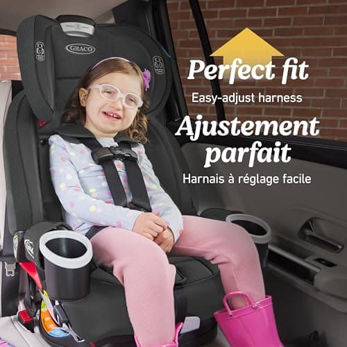 Graco 4Ever All-in-One Convertible Car Seat, 4-in-1 Baby to Big Kid Car Seat from 1.8-54 kg (4-120 lb), ProtectPlus Engineered, Lofton — view 3