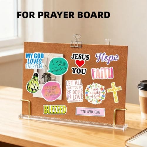 220Pcs Inspirational Christian Stickers Bulk, Vinly Waterproof Bible Verse Jesus Stickers for Water Bottles Laptop Scrapbook Journaling, Religious Faith Decals for Adults Teens Kids, Christian Gifts — view 7