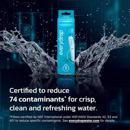 everydrop by Whirlpool Ice and Water Refrigerator Filter 3, EDR3RXD1, Single-Pack