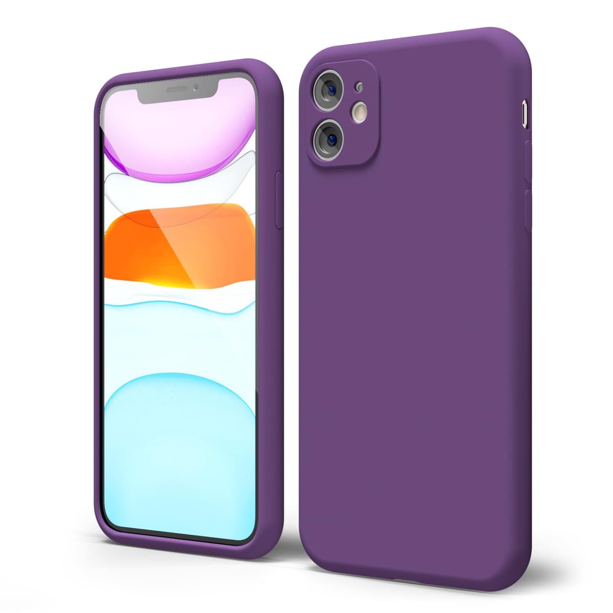 oakxco for iPhone 17 Pro Max Phone Case Liquid Silicone, Cute Thin Slim Grip Soft Rubber Gel for Women Men, Smooth Matte TPU Plain Solid Color Girly Simple Case with Camera Cover, Light Pink — view 2015