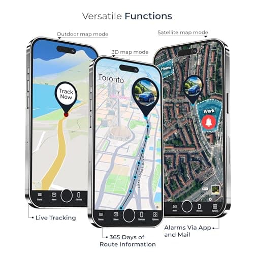 SALIND GPS magnetic, up to 70 Days Battery - GPS Tracker for every Vehicle, 4G LTE Car GPS Tracker with strong built-in Magnet for easy Fixation on all Surfaces, Robust & Splash Proof Tracking Device — view 4