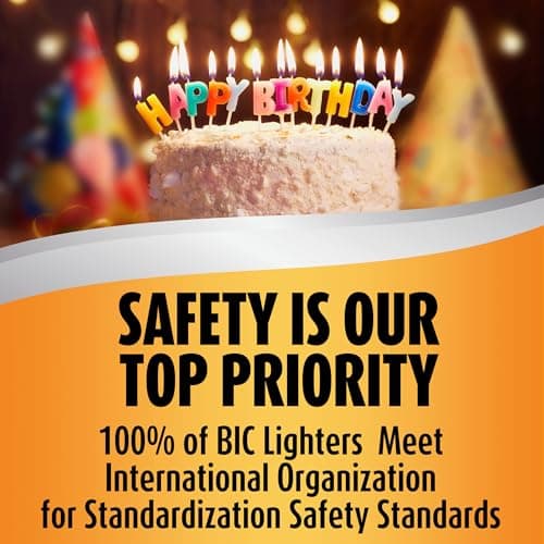 BIC Multi-purpose Classic Edition Lighters, Long Durable Metal Wand, Great For Grills, Fireplaces and Candles, Utility Lighter, Assorted Colors, 4-Count — view 8