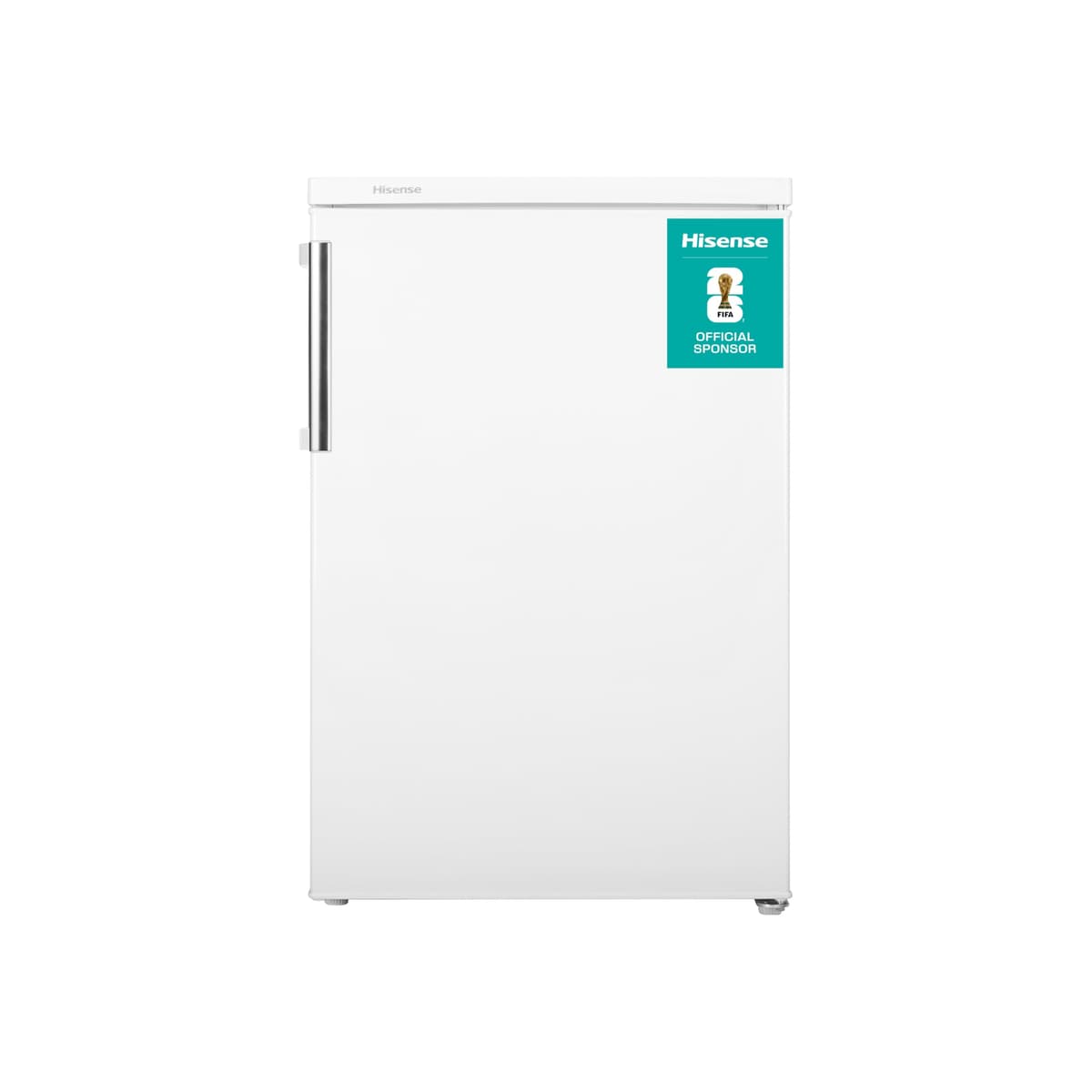 Hisense FV105D4BW21 56cm Under-Counter Freezer, 82-Litre Capacity, Reversible Door, 3 Freezer Drawers, White, E Rated