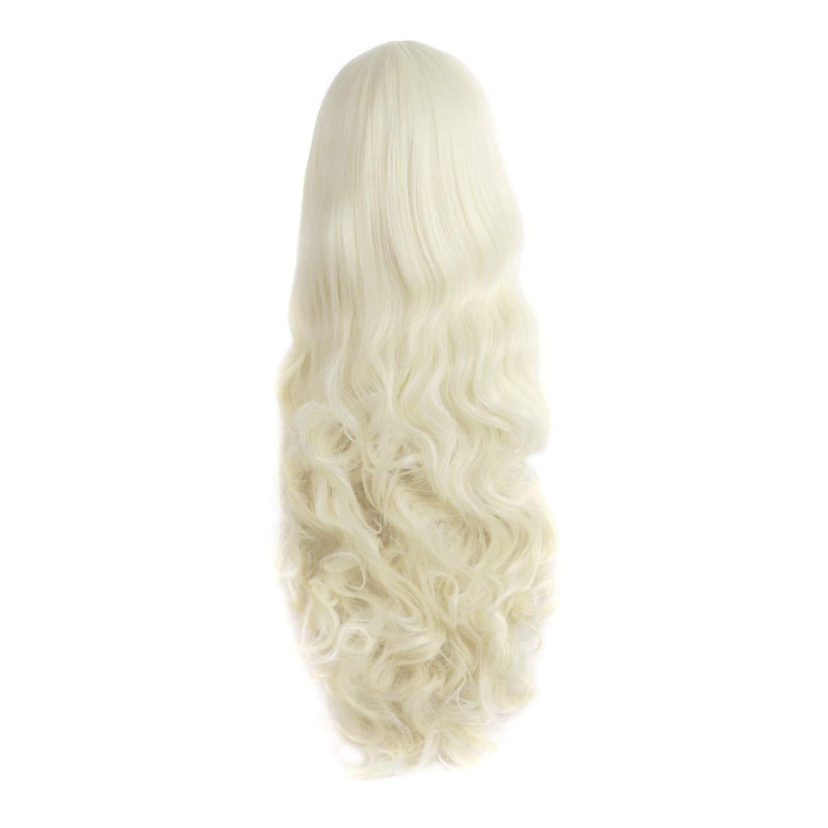 Mapofbeauty 32 Pulgadas/80cm de Luz Rubia Pelo Largo Rizado Ondulado Peluca Cosplay Peluca — view 2