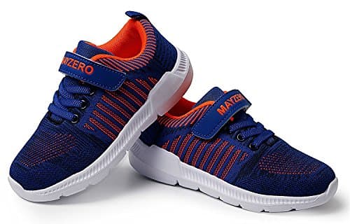MAYZERO Kids Tennis Shoes Breathable Running Shoes Lightweight Athletic Shoes Walking Shoes Fashion Sneakers for Boys and Girls — view 3