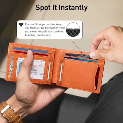 2026 Apple MFi Certified Wallet Tracker Smart Card for Find My iPhone Ultra Thin Air Tracker Tag for Travel, 5 Years+ Staying Power, IP69 Waterproof, Key Finder & Item Locator for Keys, Bags, Passport — view 7