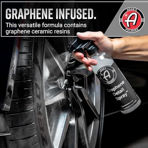 Adam's Polishes Graphene Detail Spray (Gallon) - Extend Protection of Waxes, Sealants, & Coatings | Waterless Detailer Spray For Car Detailing | Clay Bar, Drying Aid, Add Ceramic Graphene Protection — view 3