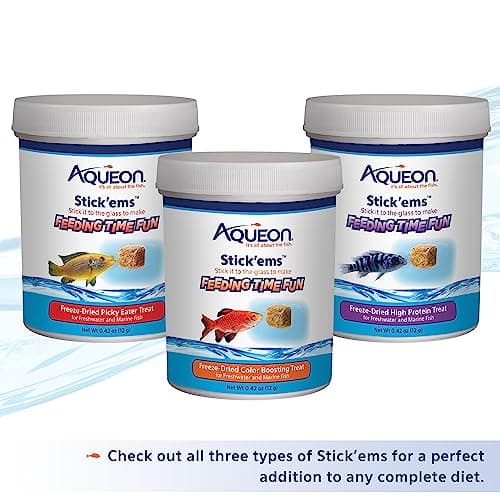 Aqueon Stick'ems Freeze-Dried High Protein Pet Fish Treat , 0.42 oz — view 3