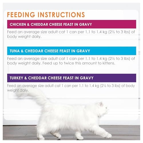 Fancy Feast Wet Cat Food, Cheddar Delights Variety Pack 3 Flavours - 85 g Can (12 Pack) — view 10
