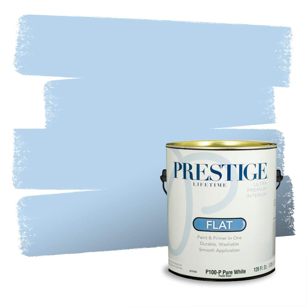PRESTIGE Paints Interior Paint and Primer In One, 1-Gallon, Semi-Gloss, Comparable Match of Valspar* Dewdrop* — view 1119