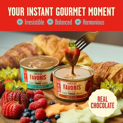 Chocolats Favoris Milk Chocolate Fondue, Salted Caramel, Small Sharing Can — view 3