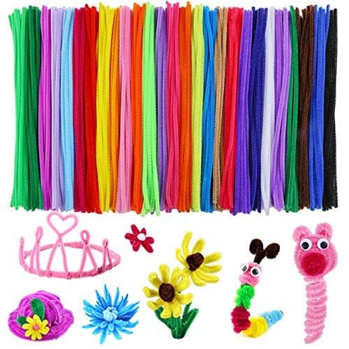 Pipe Cleaners, 324 Pieces in 25 Colors Pipe Cleaners Value Pack of Multicolor Chenille Stems for DIY Art Creative Crafts Decorations, Assorted Colors — view 3