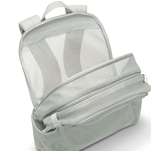Nike Brasilia Mesh Backpack, Light Smoke Grey/Light Smoke Grey/White, MISC — view 4