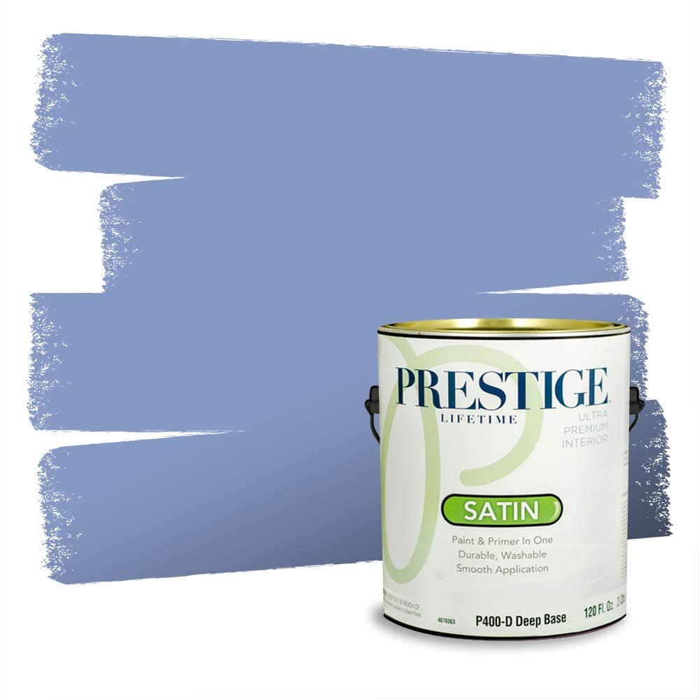 PRESTIGE Paints Interior Paint and Primer In One, 1-Gallon, Semi-Gloss, Comparable Match of Valspar* Dewdrop* — view 608