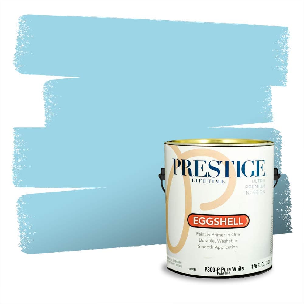 PRESTIGE Paints Interior Paint and Primer In One, 1-Gallon, Semi-Gloss, Comparable Match of Valspar* Dewdrop* — view 1478