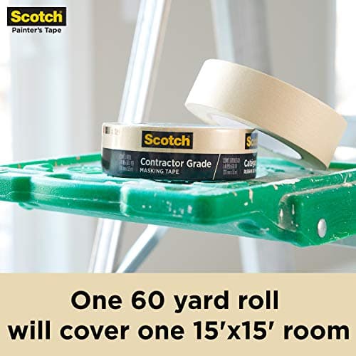 Scotch Contractor Grade Masking Tape, 1.41 inches by 60.1 Yards (1442 Yards Total), 2020, 24 Rolls — view 5