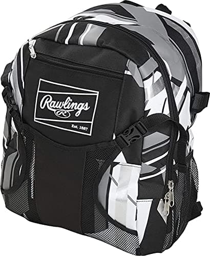 Rawlings | REMIX Backpack Equipment Bag | T-Ball & Youth Baseball / Softball | Black — view 2