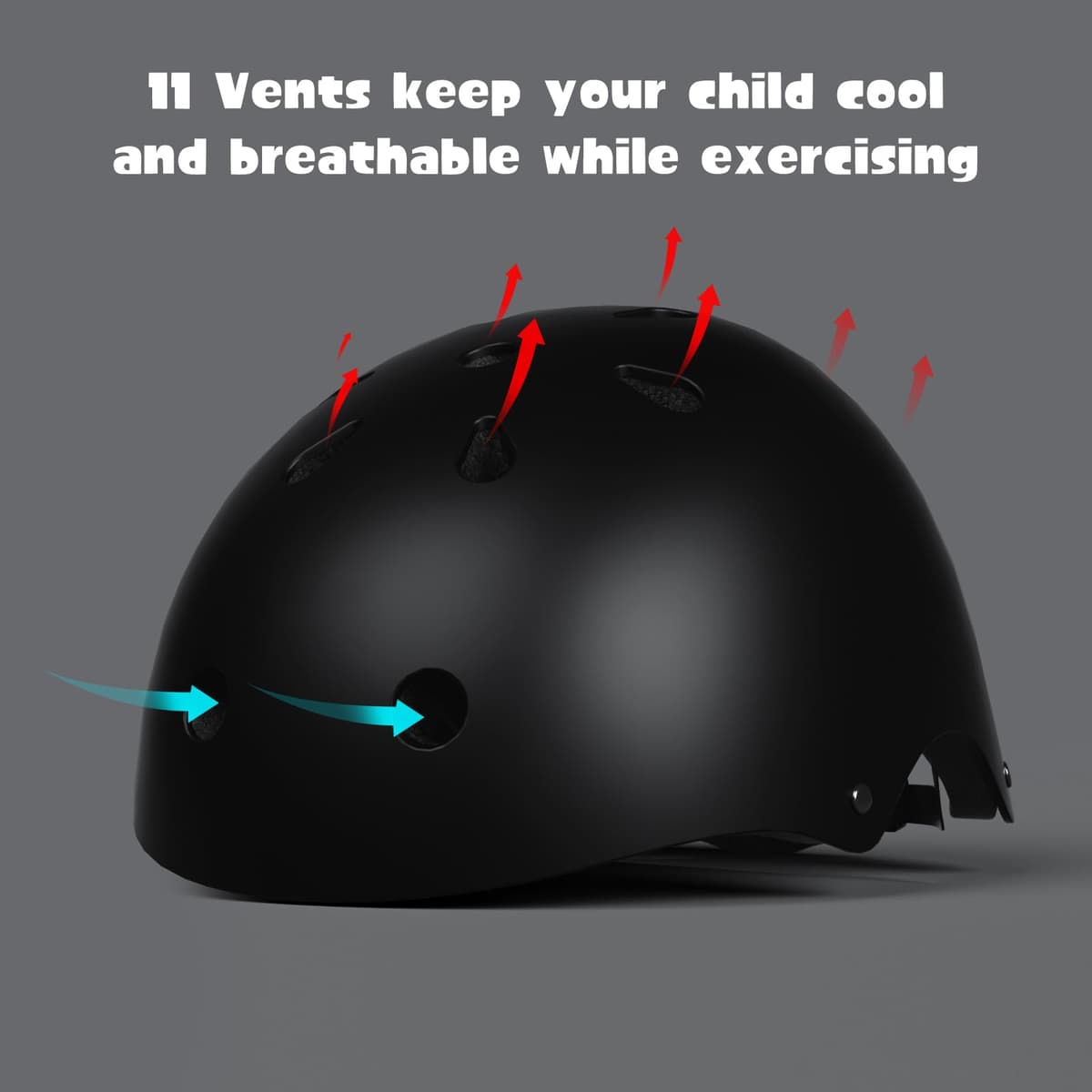XJD Casco de Ciclismo para Niños Ajustable Casco Bicicleta Niño Casco Infantil Patinete Rollerskate de 3 a 14 Años Protecciones para Múltiples Deportes — view 5