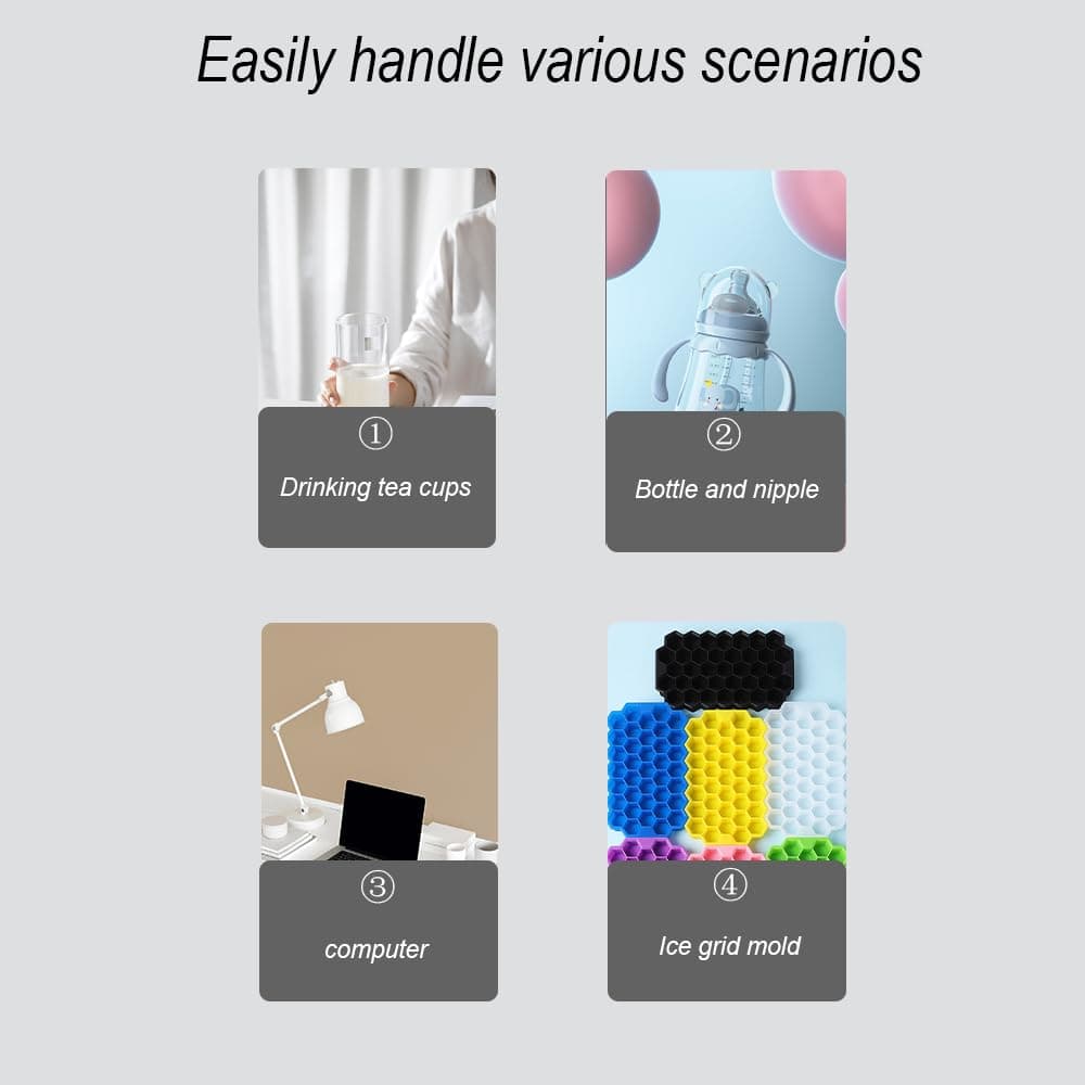 3-in-1 Cup Lid Crevice Cleaning Brush, 2 Pcs Multifunctional Portable Bottle Detail Brush, Tools for Cups and Lids — view 3