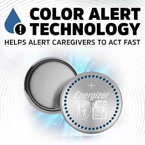 Energizer 2032 Batteries (2 Pack), 3V Lithium Coin Batteries With 3-in-1 Child Shield — view 5