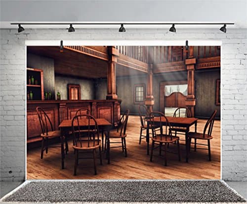 Yeele 8x6ft Wild West Backdrop Vintage Western Cowboy Saloon Bar Background Kids Adult Photo Booth Shoot Vinyl Studio Props — view 3