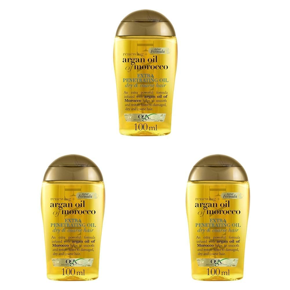 OGX Argan Oil of Morocco Extra Penetrating Hair Oil for Dry and Damaged Hair, Intense Hydration and Frizz Control, Infused with Natural Argan Oil, Suitable for All Hair Types, 100ml — view 11
