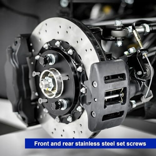 CCHRN 4 PCS Stainless Steel Brake Disc Rotor Screws, 93600-06014-0H Front Rear Brake Disc Retaining Screws Replacement, Rotor Retaining Hardware Bolts Fits Accord Civic Odyssey CR-Z MDX — view 5