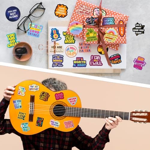 SigyoJeom 300PCS Motivational Stickers, Waterproof Inspirational Vinyl Stickers, Positive Affirmation & Encouraging Quote Decals for Laptops Water Bottles Vision Board Supplies — view 4