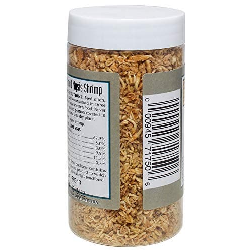 San Francisco Bay Brand Freeze-Dried Mysis Shrimp - Premium Fish Food, Tropical Fish Food, Shrimp Food - Ideal for Freshwater and Saltwater Fish, Cichlids, Angels, Seahorses - 0.49 oz (14g) — view 3