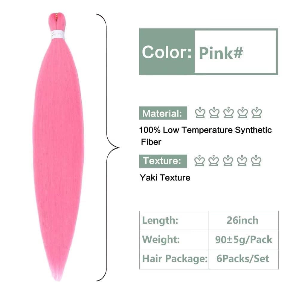 YDDM Capelli Per Treccine Africane Morado Extension Treccine Texture Yaki Easy Install per Principianti 32 Pollici 3 Pezzi Capelli Leggeri e Naturali per Box Braids, Twist e Crochet — view 197