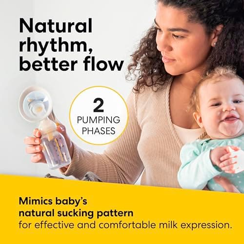 Medela Harmony Manual Breast Pump, Compact Swiss Design with PersonalFit Flex Shields and Medela's 2-Phase Expression Technology — view 6