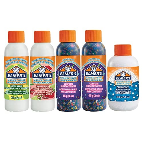 Elmer’s Celebration Slime Kit, Slime Supplies Include Assorted Magical Liquid Slime Activators and Assorted Liquid Glues, 10 Count — view 2