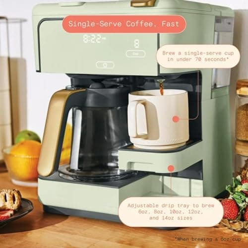 Programmable 12-Cup & Single-Serve Multi-Brew Coffee Maker, Digital Controls, Large Capacity, Easy to Use — view 3