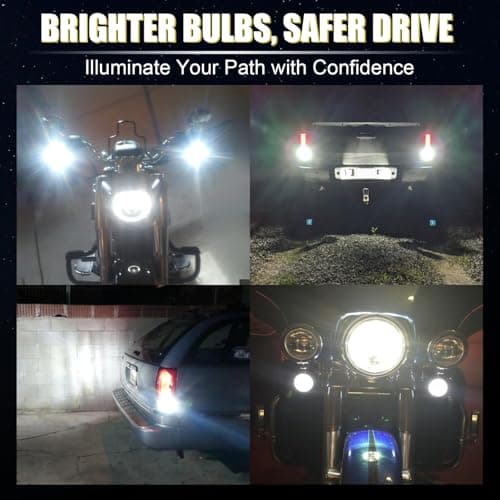 iBrightstar 3157 LED Bulb White, 4157 3156 LED Reverse Light Bulbs Super Bright for Tail Brake Lights Backup Lights Turn Signal Lights, 2 Pack — view 6
