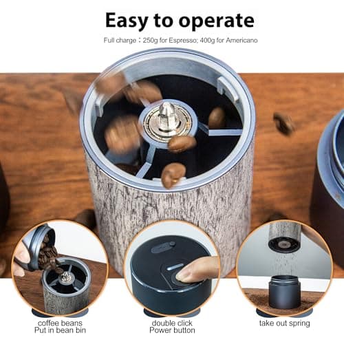 CERA+ Portable Espresso Maker & Grinder Bundle, Self-Heating Coffee Kit — view 6