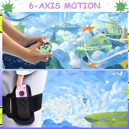 Switch Controller for Switch, Replacement Wireless Switch Controllers Support Sports Dual Vibration/Wake-up/Motion Control — view 4