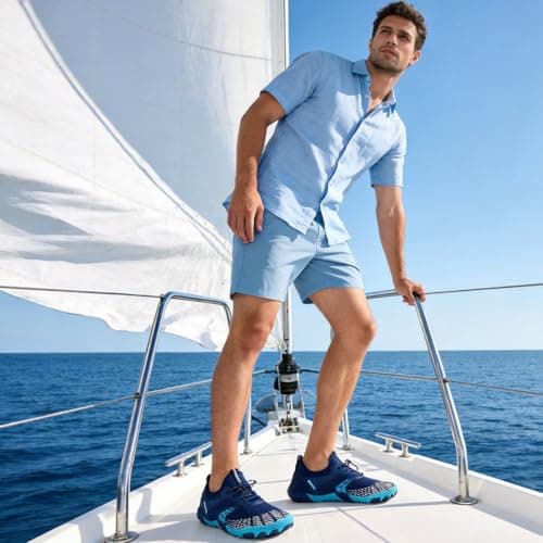 Hike Breathable Barefoot Shoes Water Shoes Mens Women Quick Dry Aqua Outdoor Sports for Swim Pool Beach Surf Lightweight and Comfortable — view 2